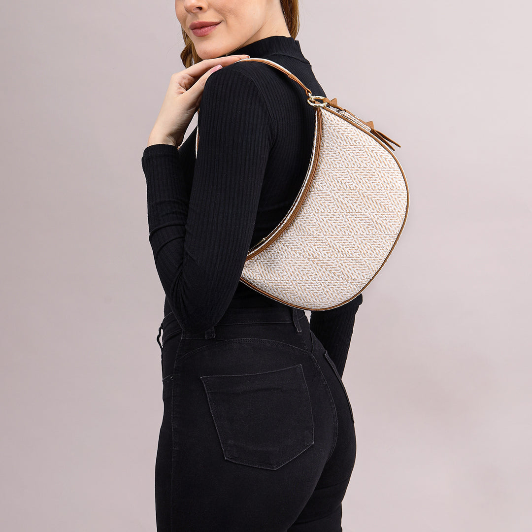 Raffia Repose Hobo Bag (S)