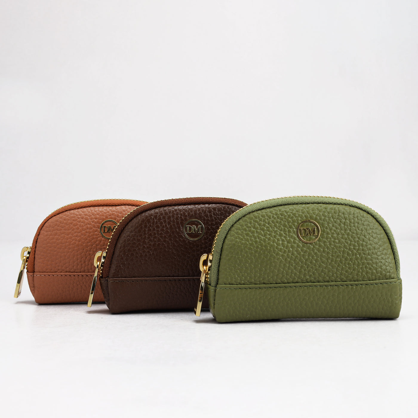 Wax Leather Multi Pouch - Fern