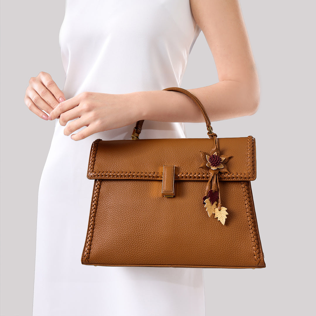 Plume Top Handle Bag (M)