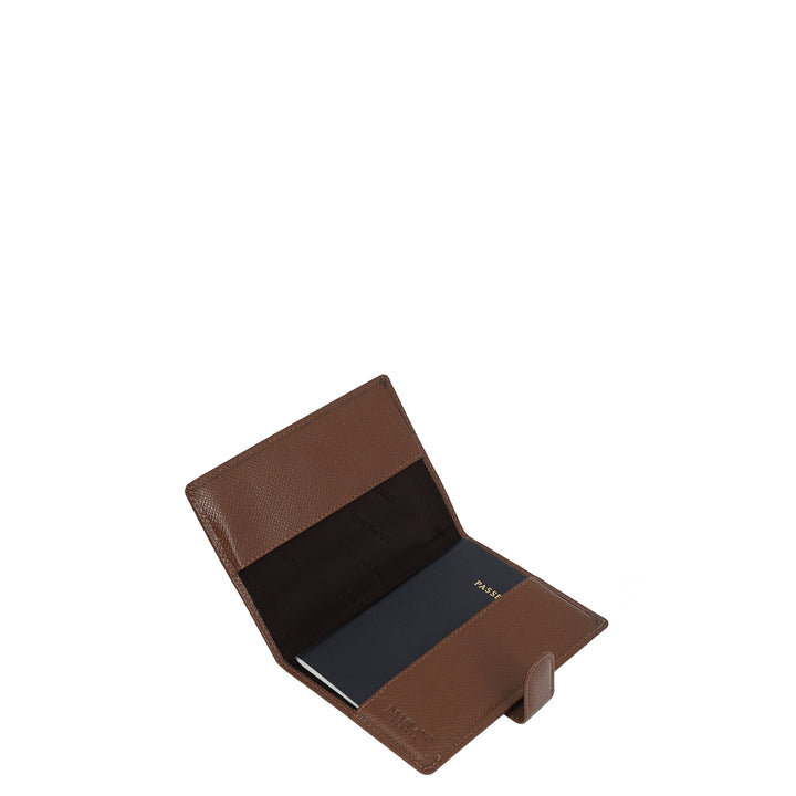 Classic Passport Case - Walnut