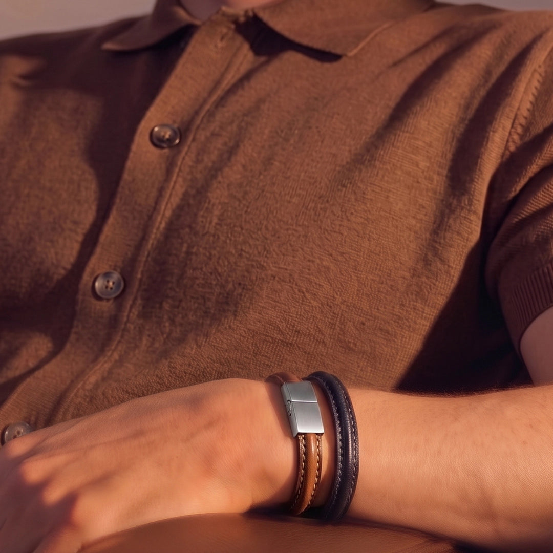 Classic Wrist Band - Cognac