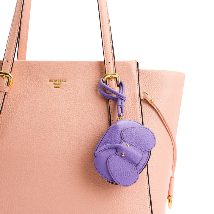 Wax Leather Bag Hanging - Purple Haze