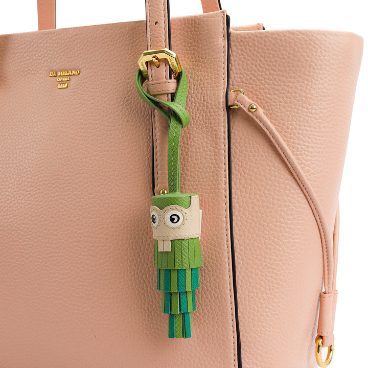 Franzy Leather Bag Hanging - Kiwi