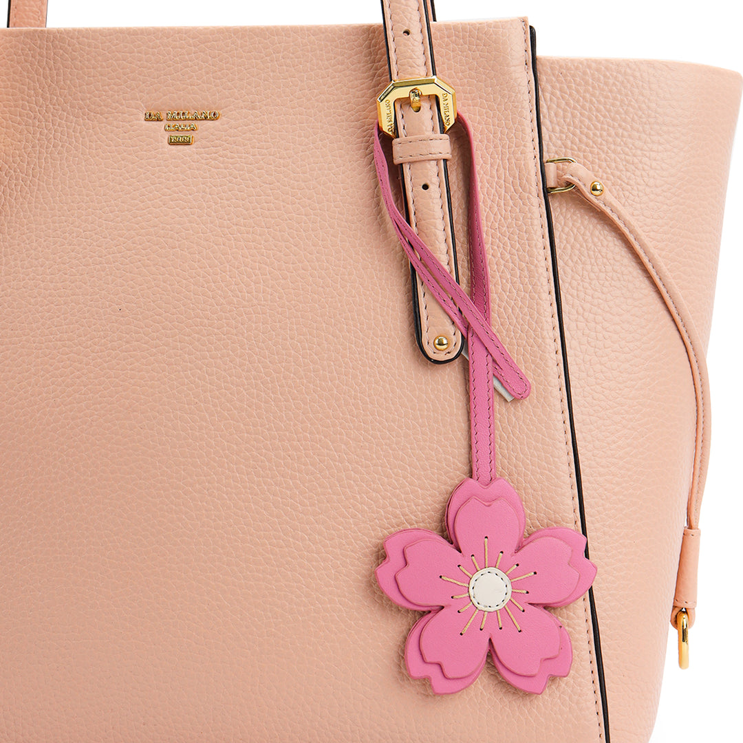 Plain Leather Bag Hanging - Pink