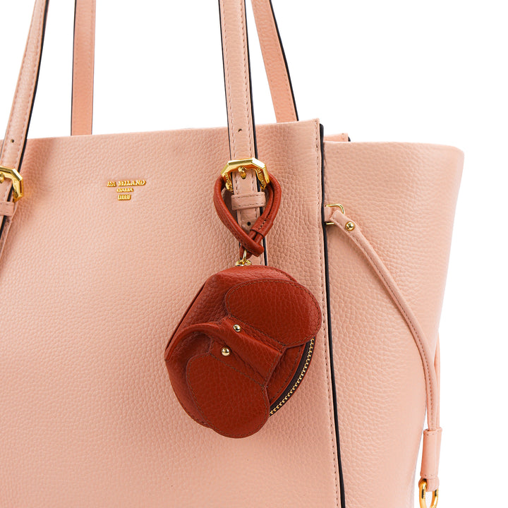 Wax Leather Bag Hanging - Brick