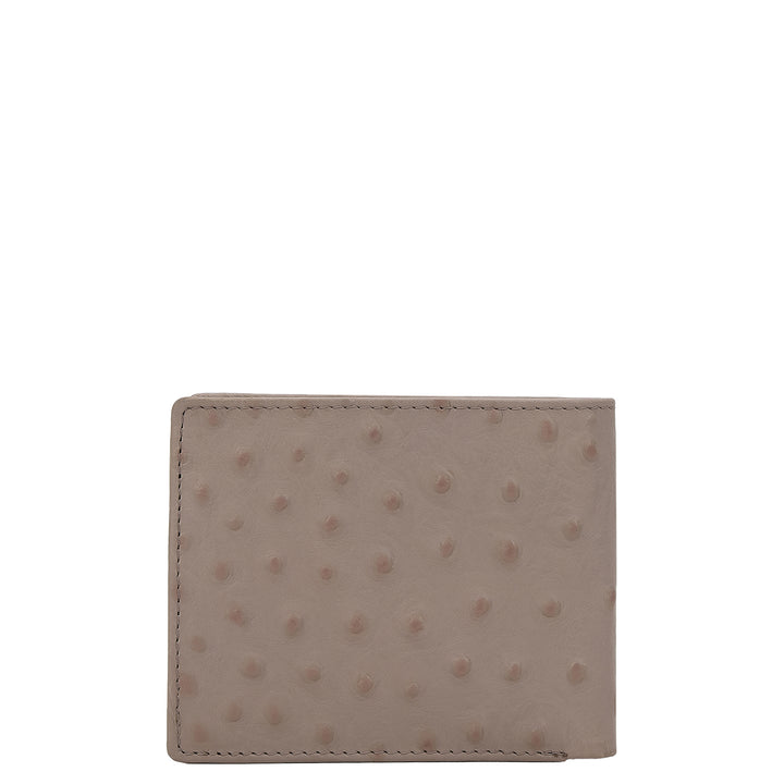 Ostrich Leather Gift Set - Light Grey