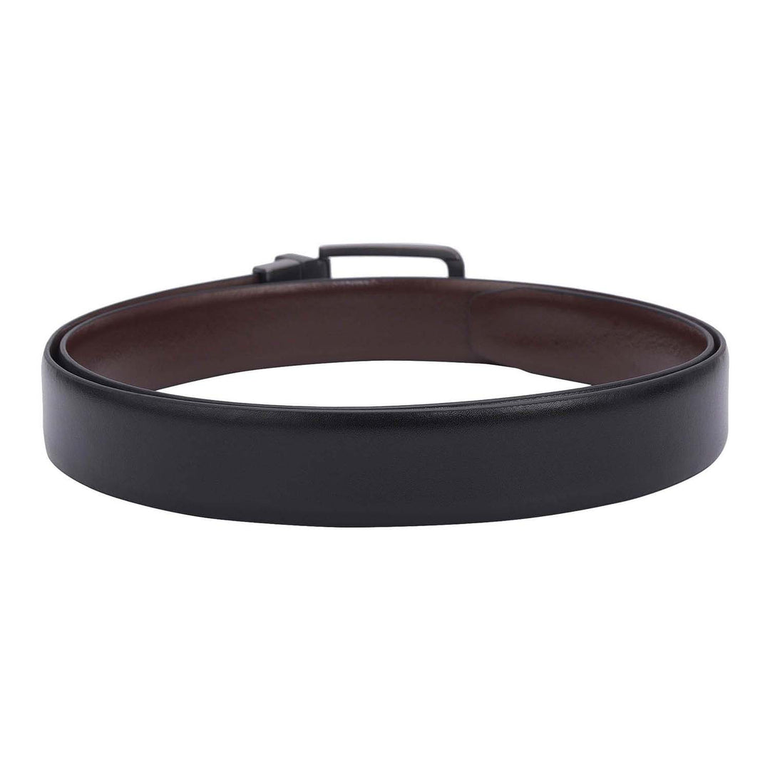 Formal Plain Leather Mens Belt-Black & Brown