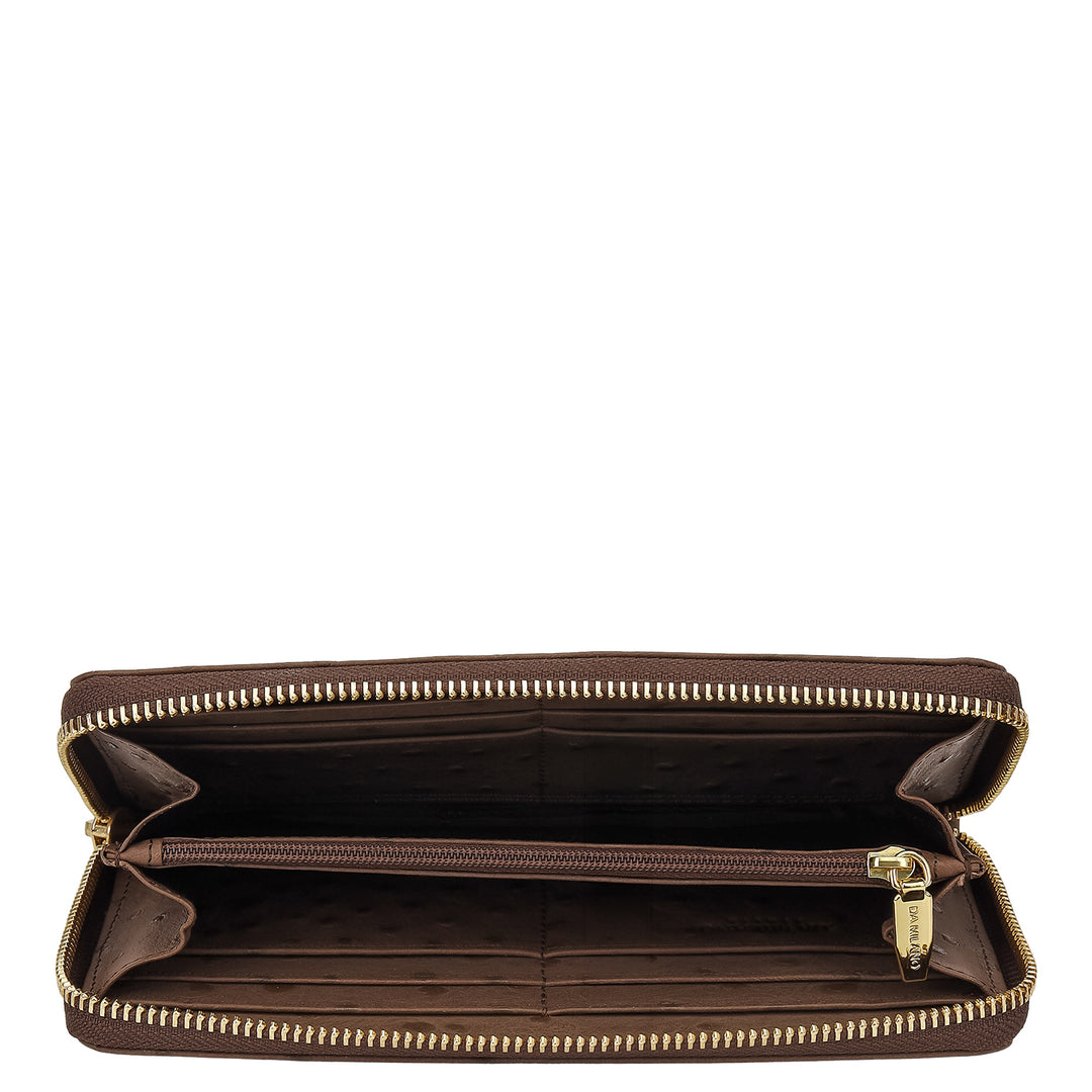 Ostrich Leather Gift Set - Walnut