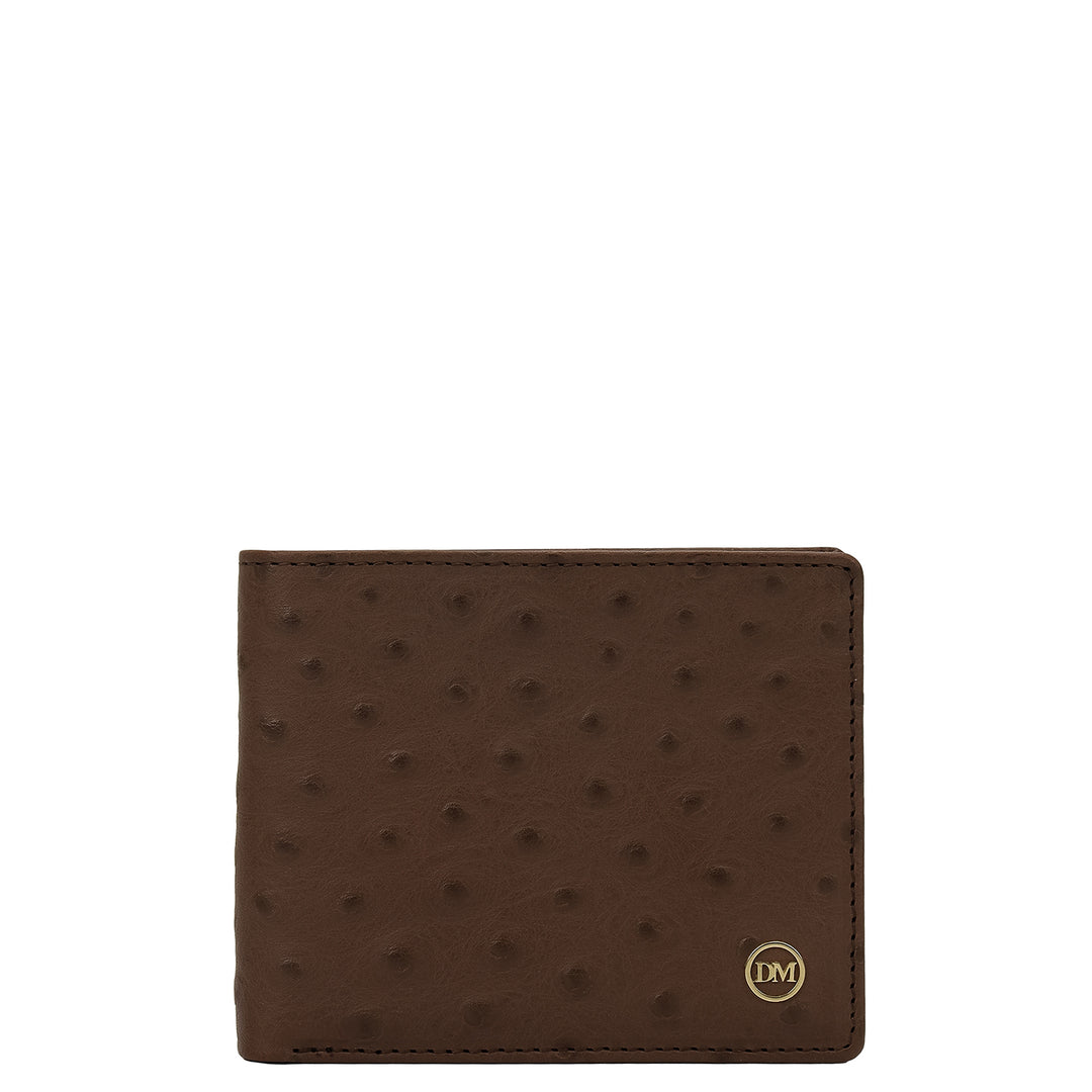 Ostrich Leather Gift Set - Walnut
