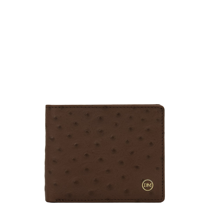 Ostrich Leather Gift Set - Walnut