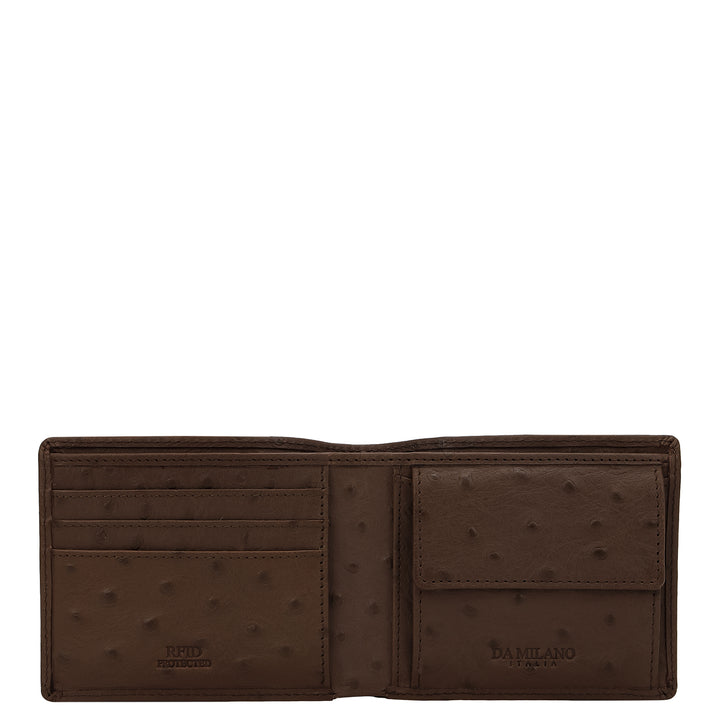 Ostrich Leather Gift Set - Walnut