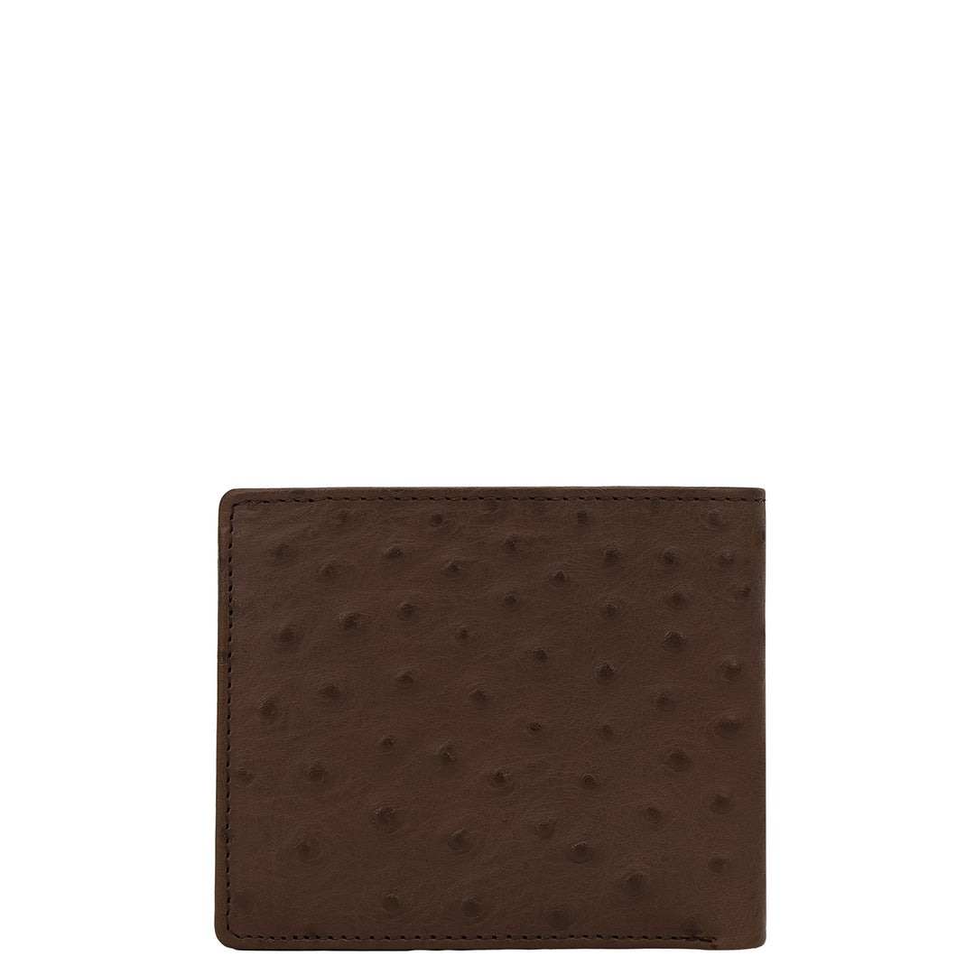 Ostrich Leather Gift Set - Walnut