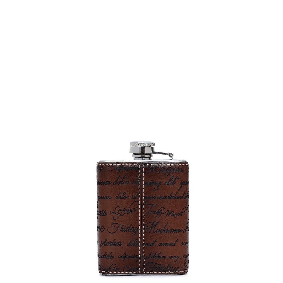 Signato Leather Bottle Case - Cognac