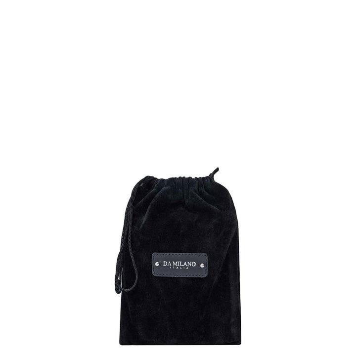 Croco Plain Leather Bottle Case - Military Green