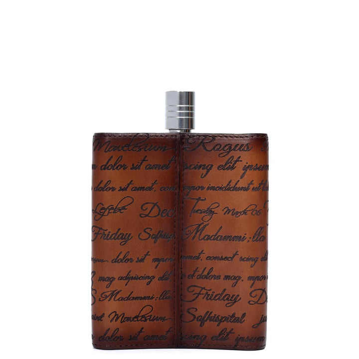 Signato Leather Bottle Case - Cognac