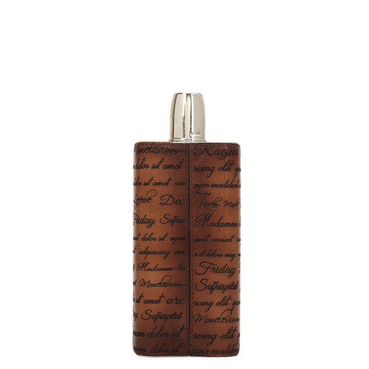 Signato Leather Bottle Case - Cognac