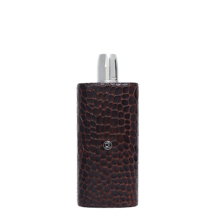 Croco Leather Bottle Case - Date