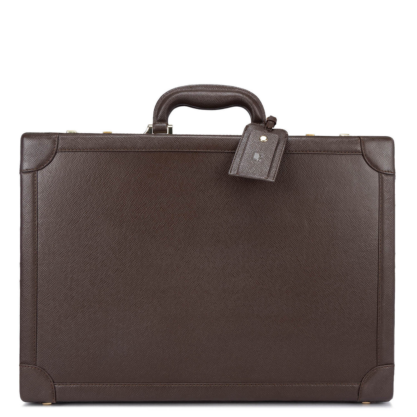 Franzy Leather Brief Case - Oak