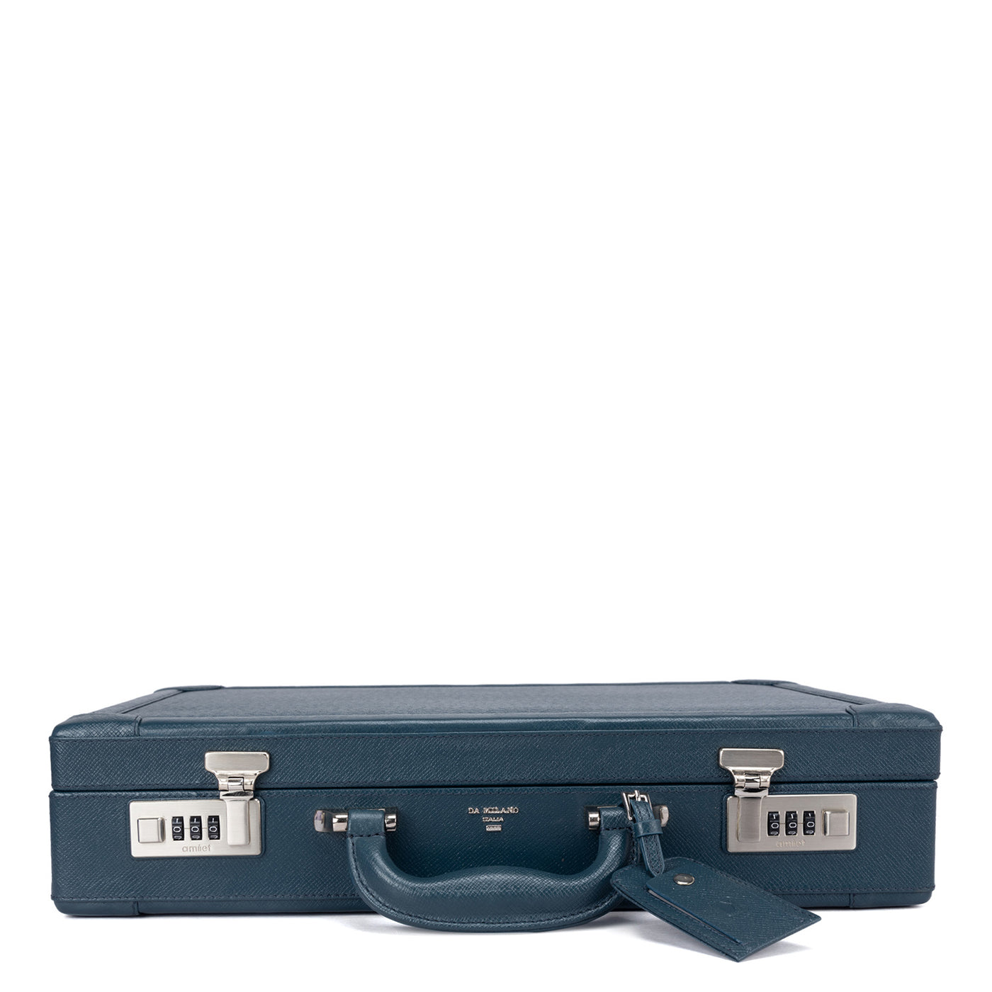 Franzy Leather Briefcase - Ocean