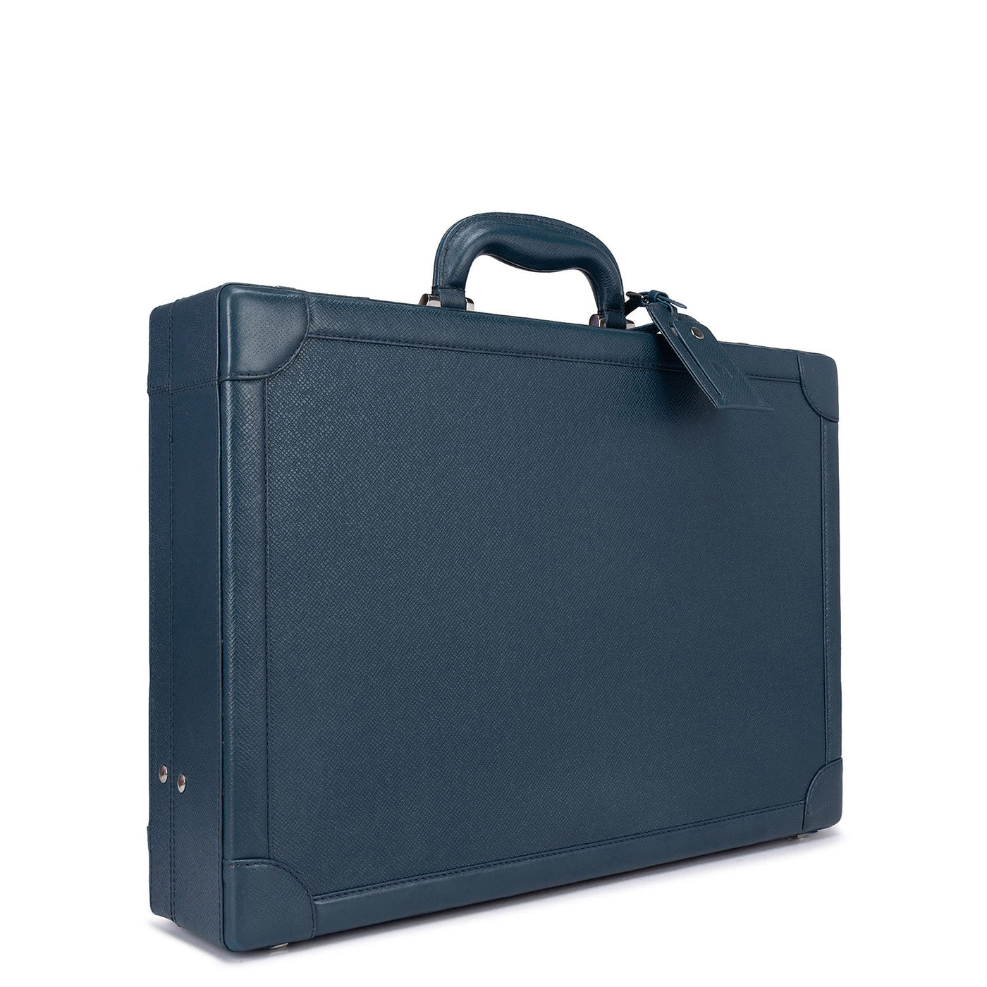 Franzy Leather Briefcase - Ocean