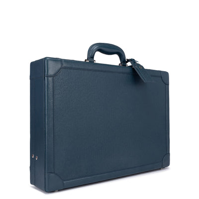 Franzy Leather Briefcase - Ocean