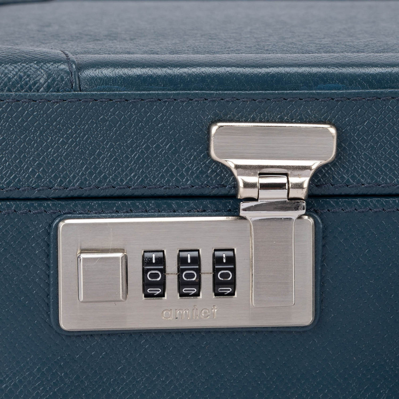 Franzy Leather Briefcase - Ocean