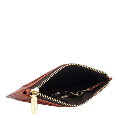 Monogram Franzy Leather Bag Hanging - Brick