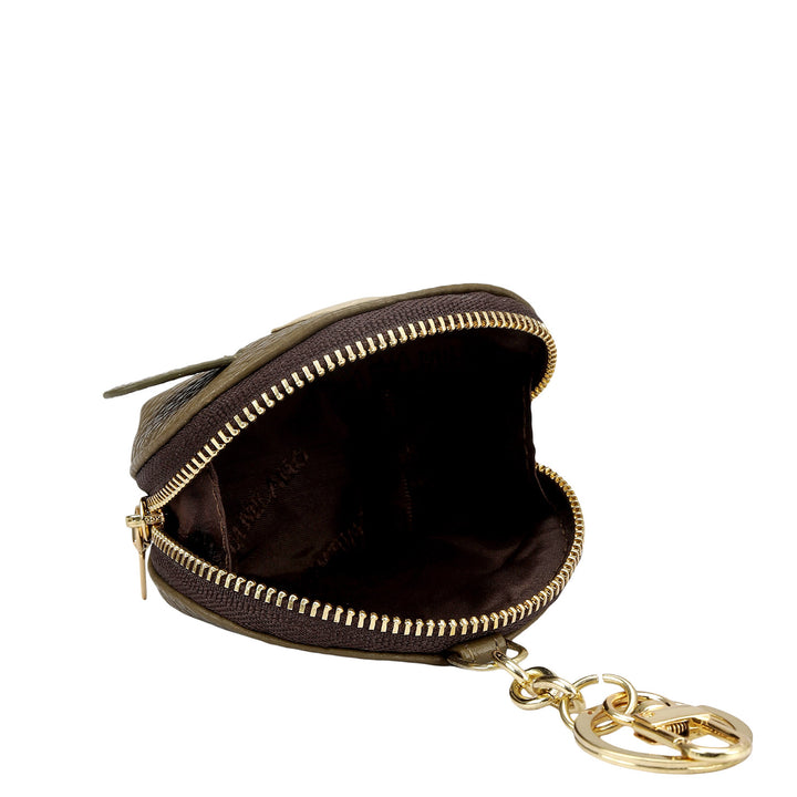 Wax Leather Bag Hanging - Moss