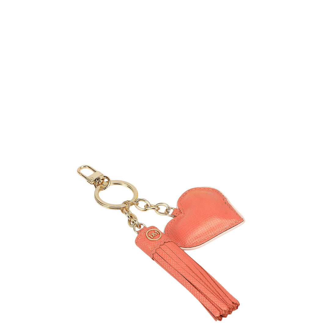 Franzy Leather Bag Hanging - Peach