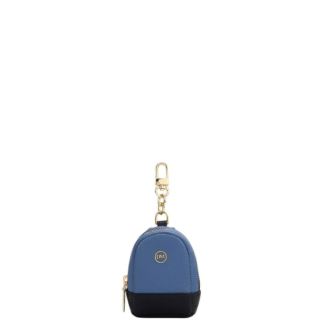 Wax Leather Bag Hanging - Arctic Blue