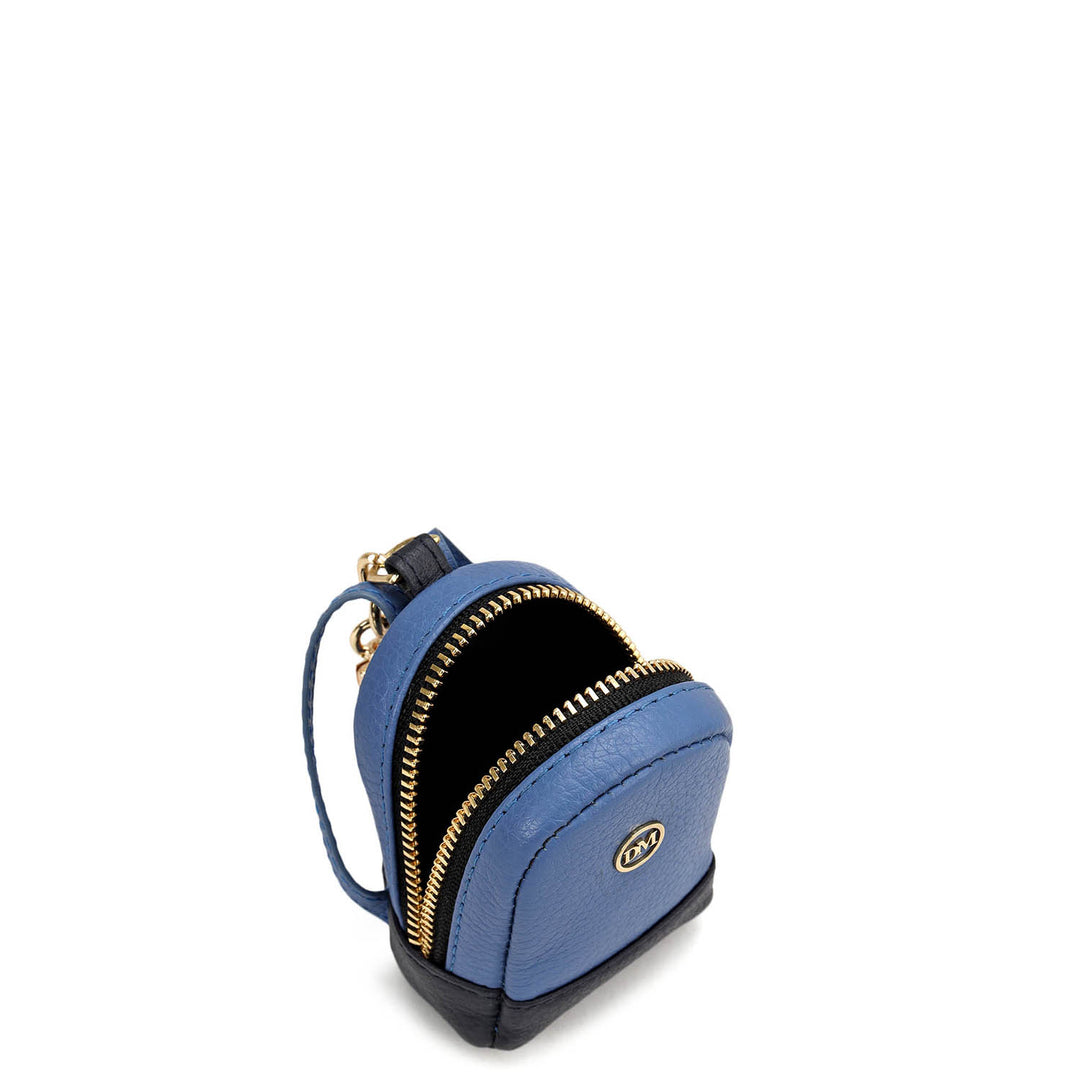 Wax Leather Bag Hanging - Arctic Blue