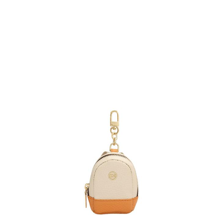 Wax Leather Bag Hanging - Dove