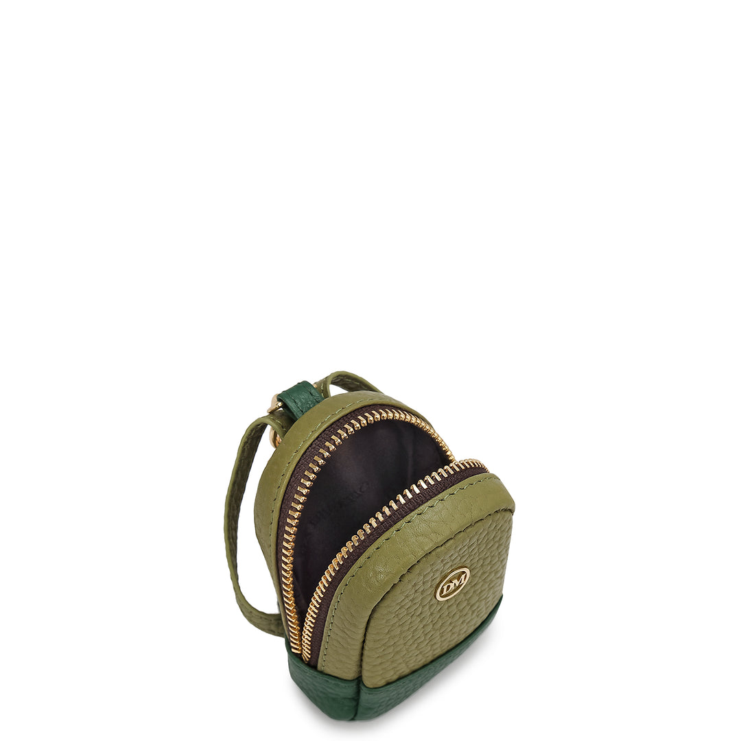 Wax Leather Bag Hanging - Fern