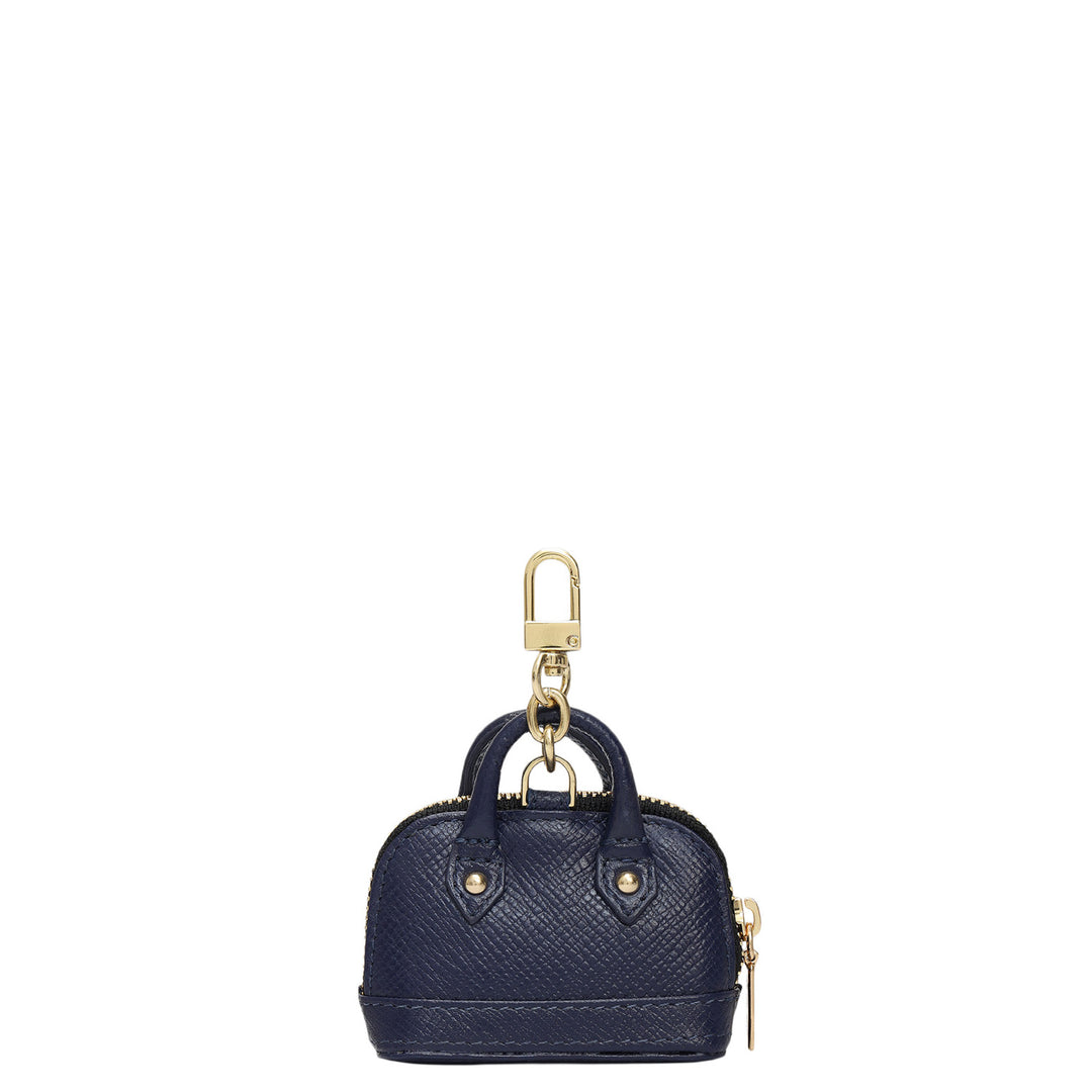 Franzy Leather Bag Hanging - Ink Blue