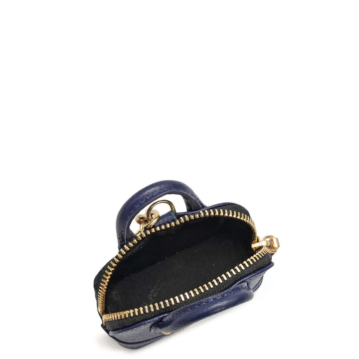 Franzy Leather Bag Hanging - Ink Blue