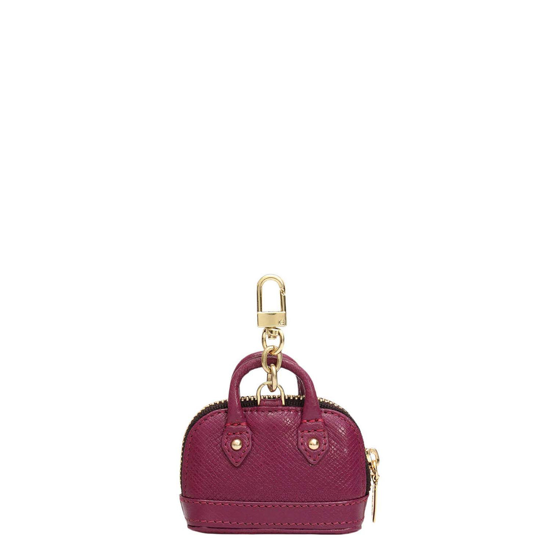 Franzy Leather Bag Hanging - Orchid