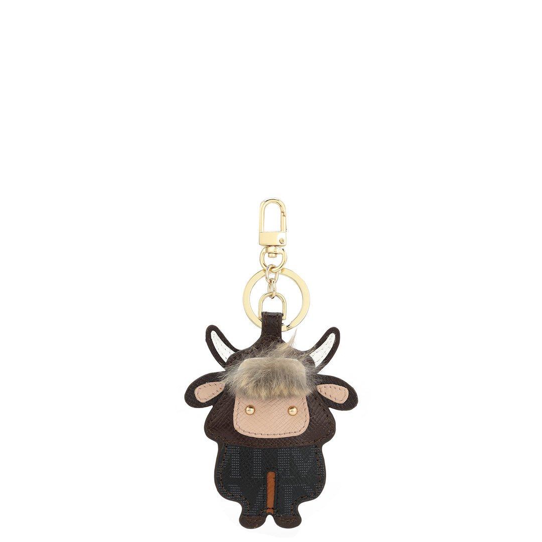 Monogram Franzy Leather Bag Hanging - Black