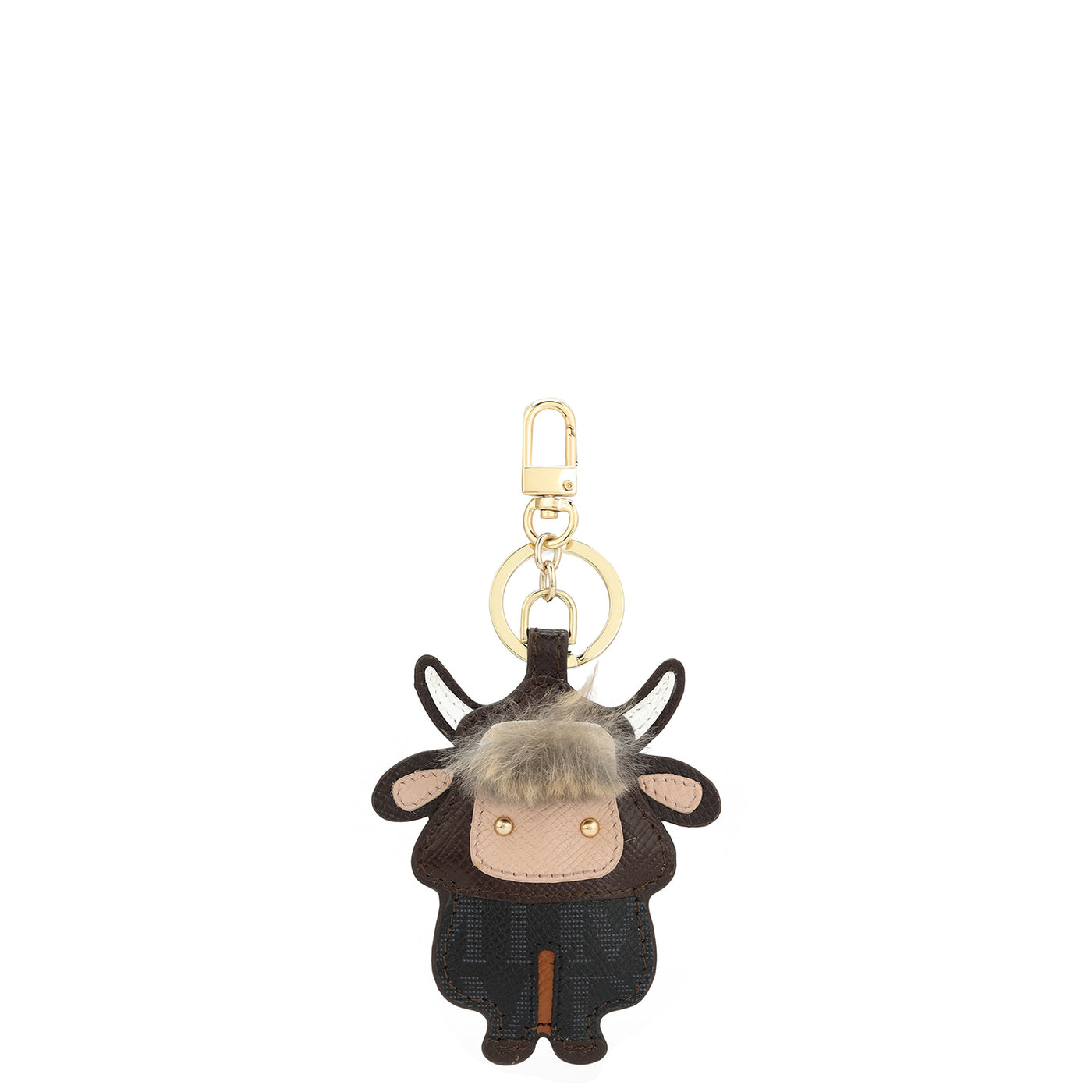 Monogram Franzy Leather Bag Hanging - Black