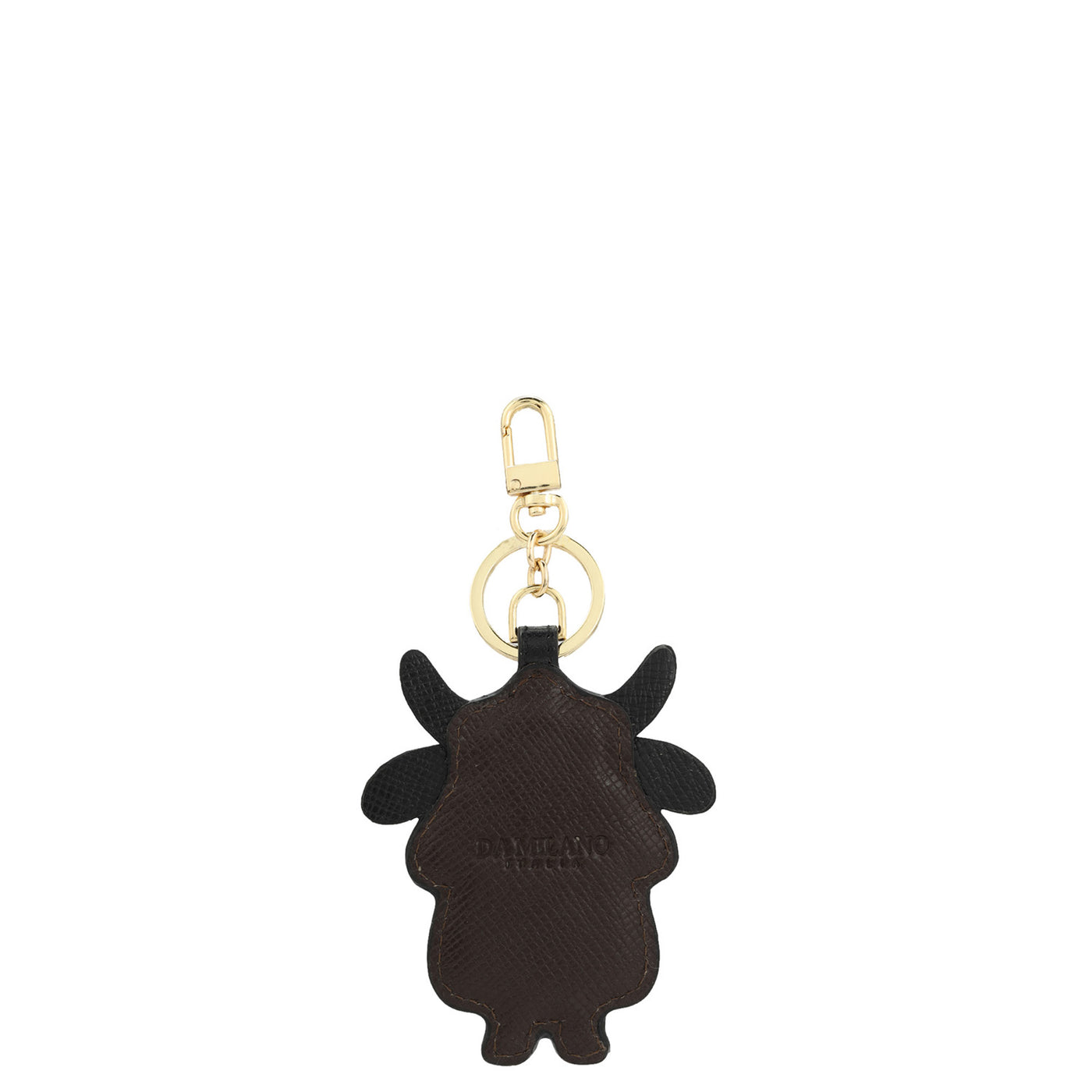 Monogram Franzy Leather Bag Hanging - Chocolate