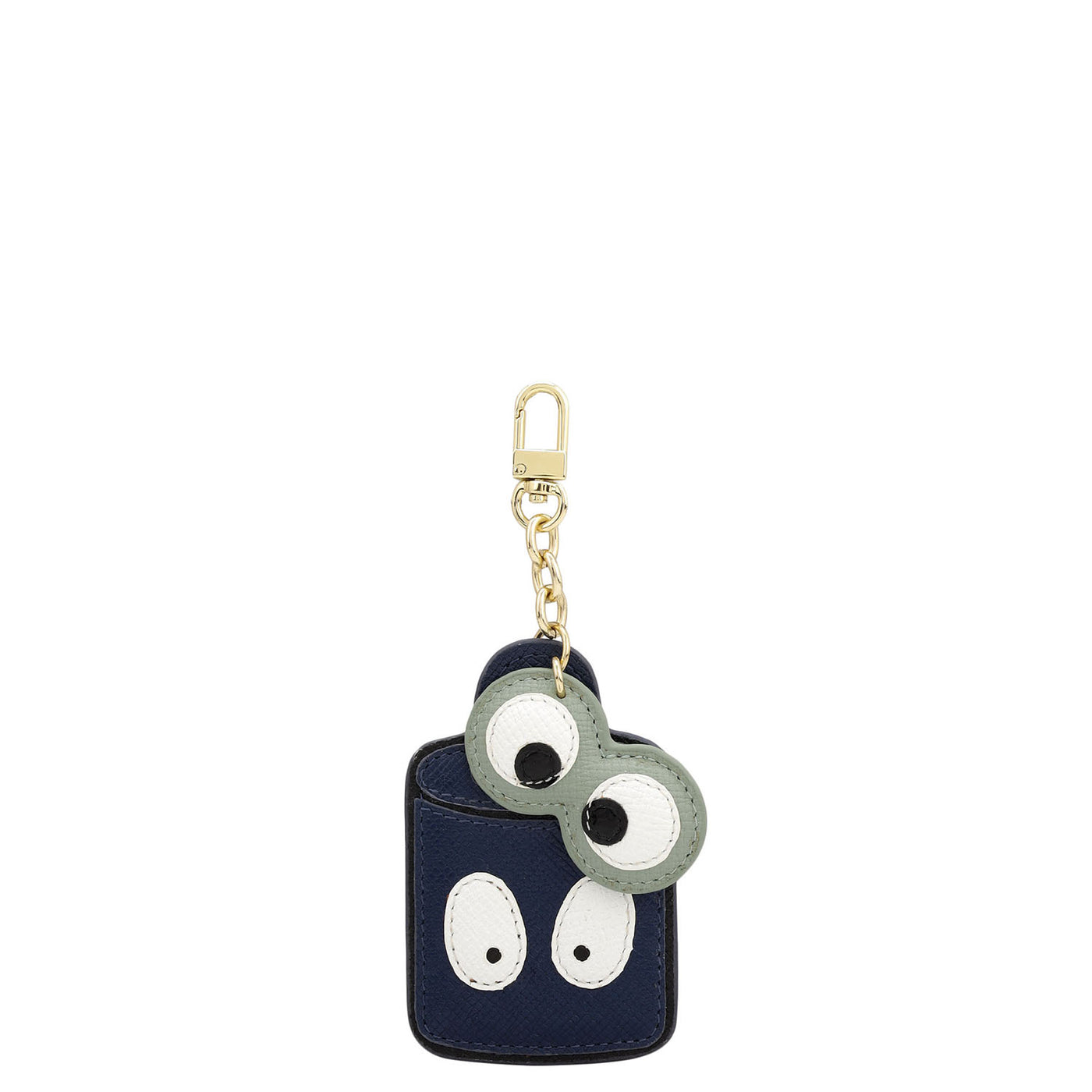 Franzy Leather Bag Hanging - Ink & Blue