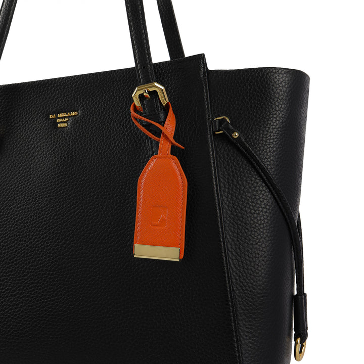 Franzy Leather Bag Hanging - Pumpkin