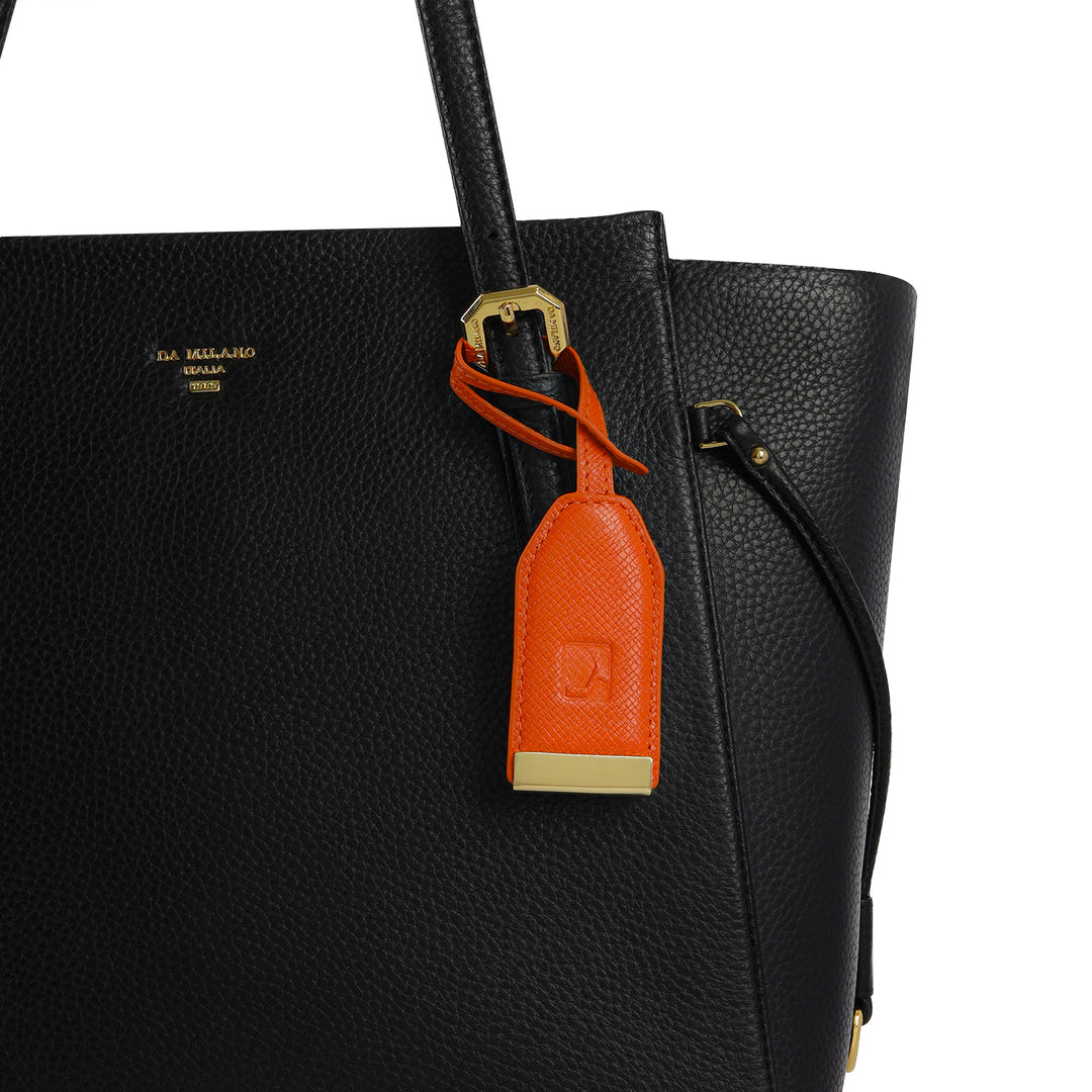 Franzy Leather Bag Hanging - Pumpkin