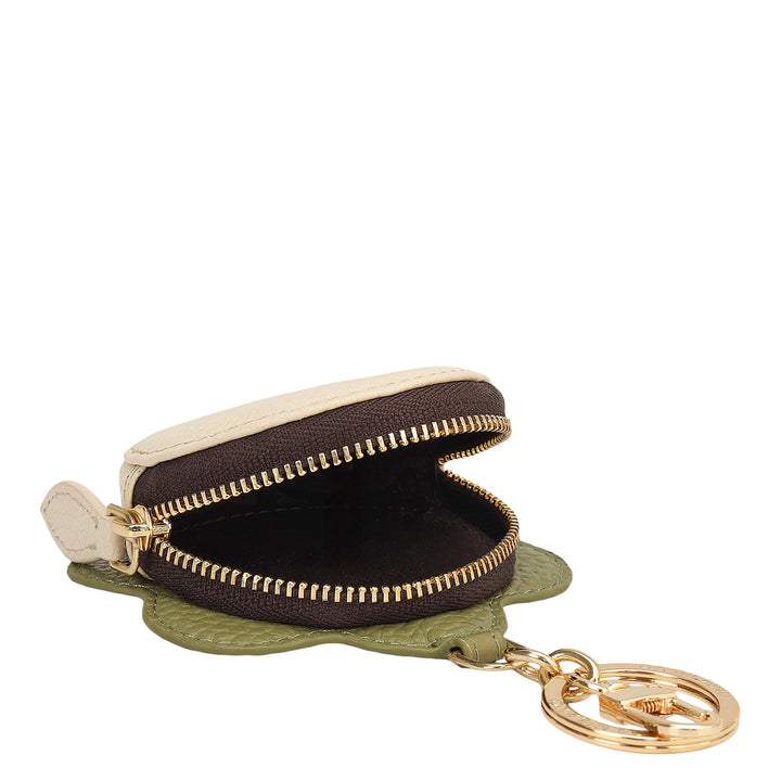 Wax Leather Bag Hanging - Marshmallow & Fern