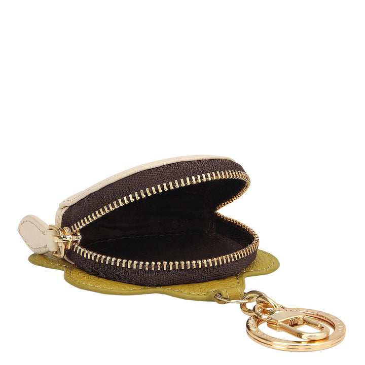 Wax Leather Bag Hanging - Marshmallow & Green Tea