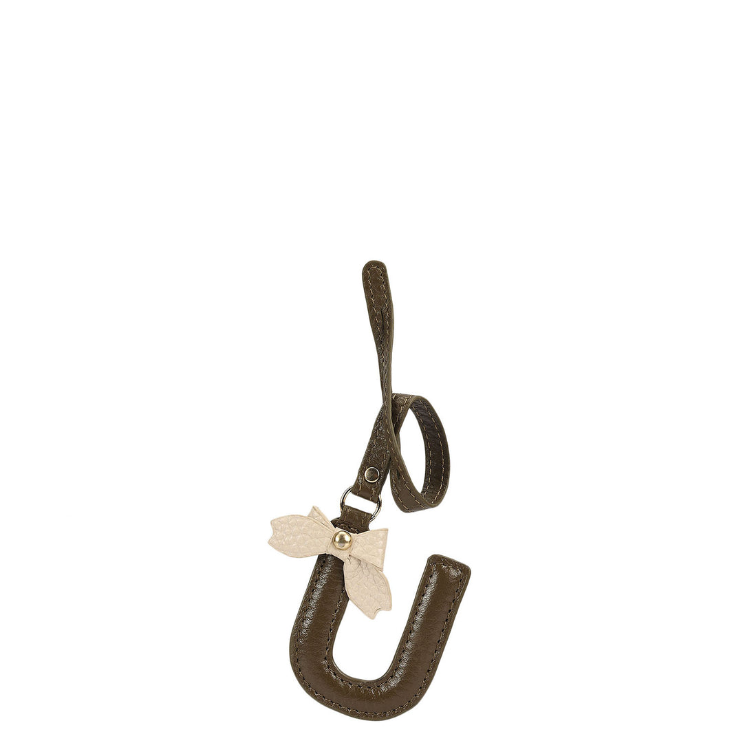 Wax Leather Bag Hanging - Moss