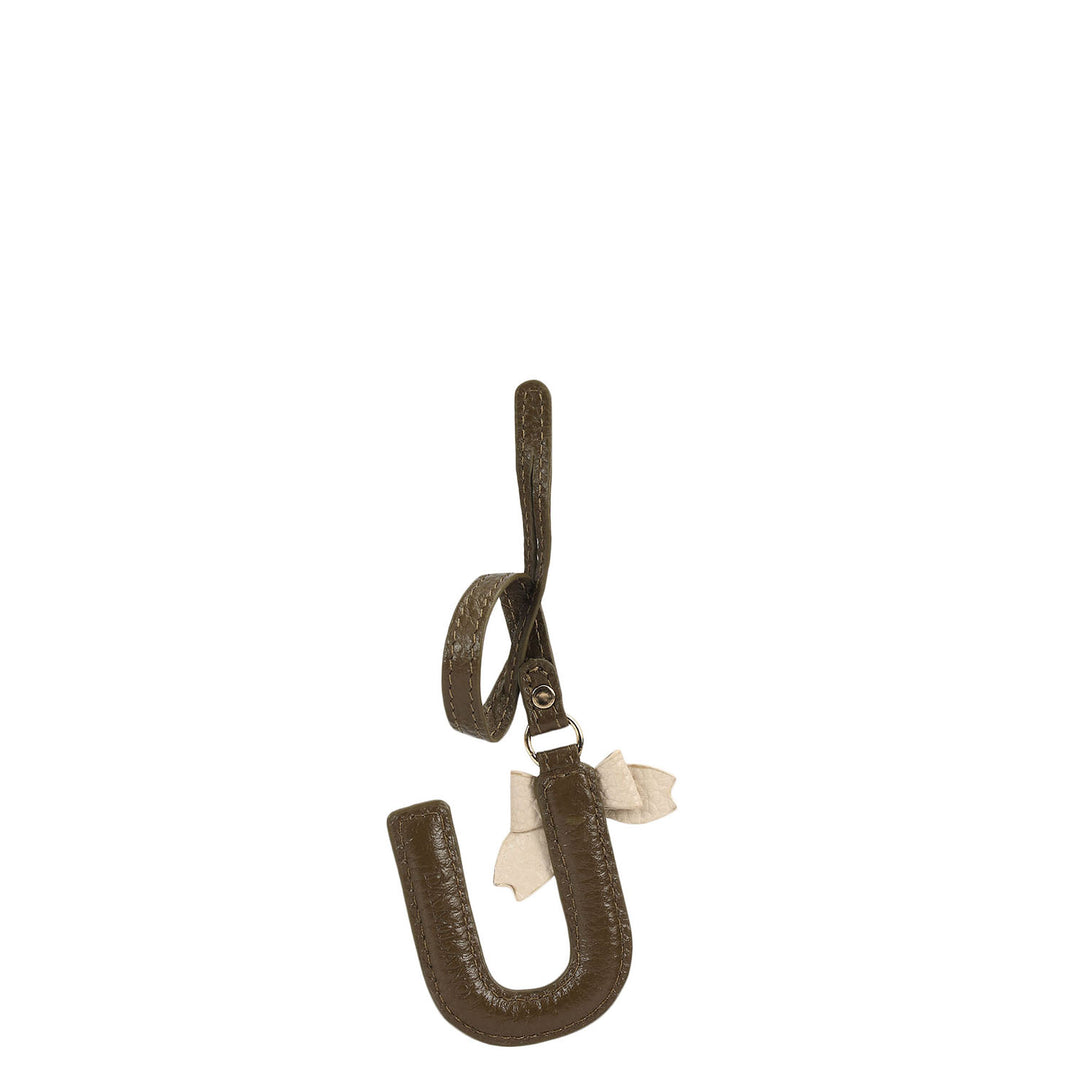 Wax Leather Bag Hanging - Moss