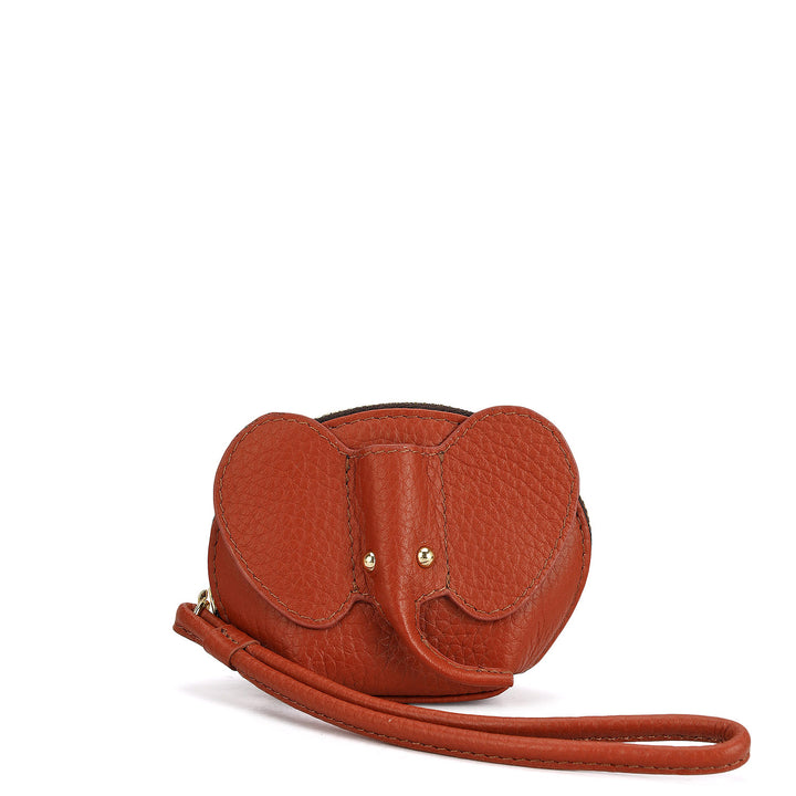 Wax Leather Bag Hanging - Brick