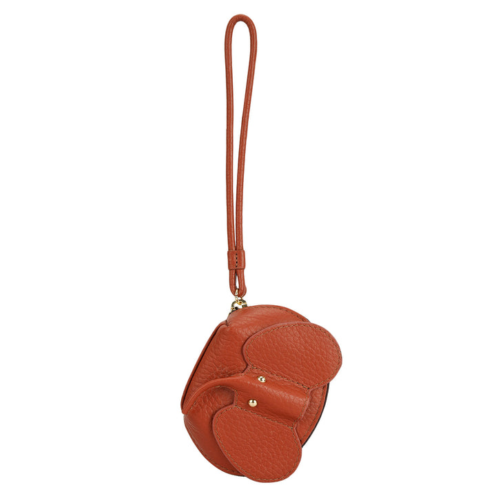 Wax Leather Bag Hanging - Brick