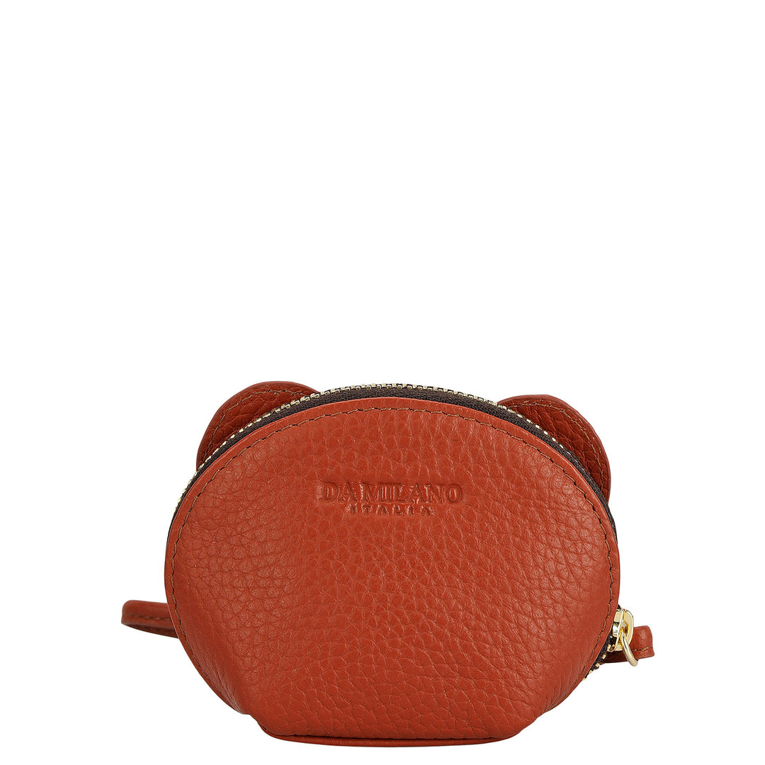 Wax Leather Bag Hanging - Brick