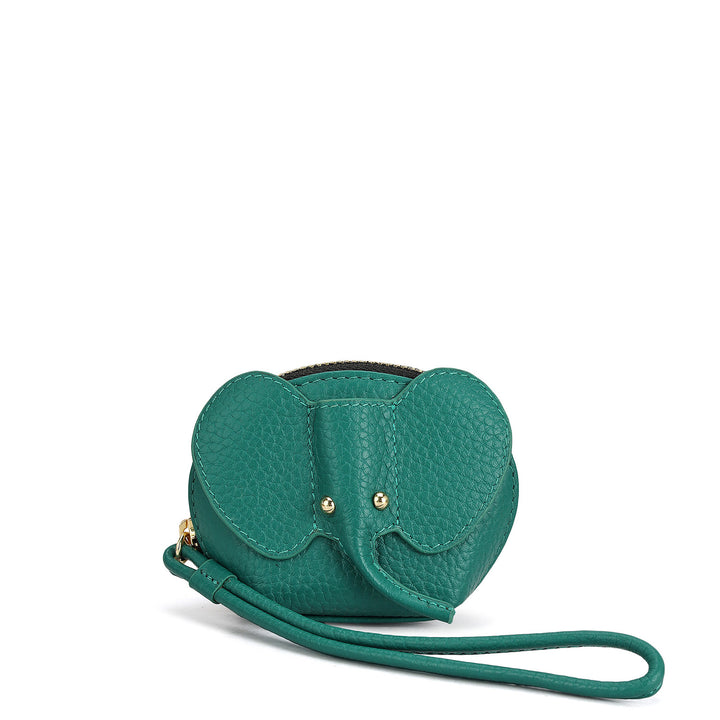 Wax Leather Bag Hanging - Green